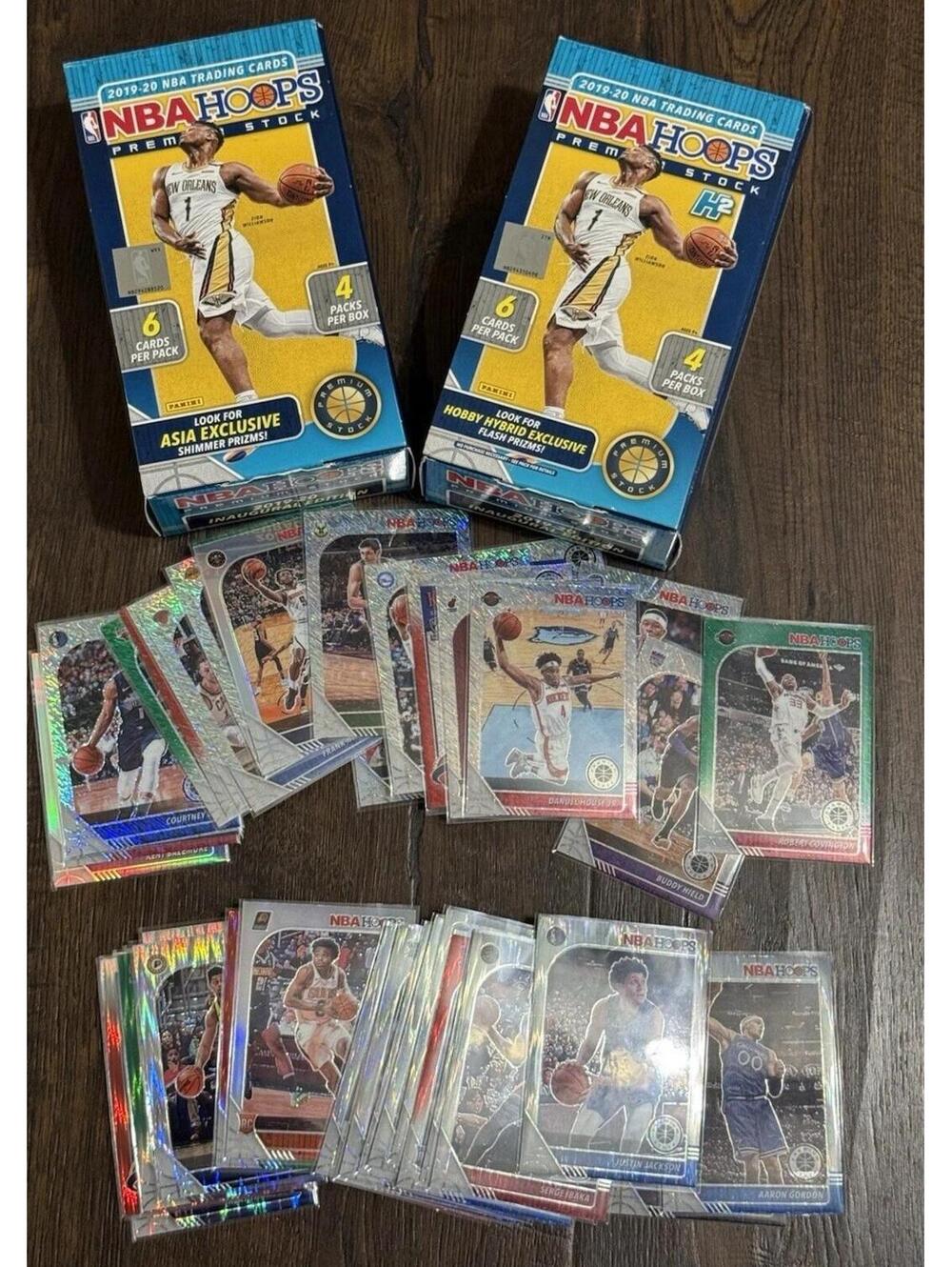 2019-20 NBA Hoops Premium Stock Prizm Lot #/88 #/99 Durant Barrett RC + Boxes
